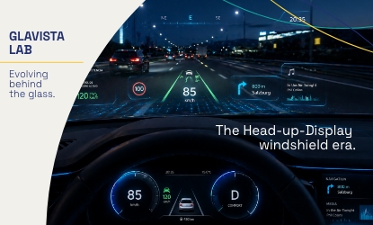LERA DEI PARABREZZA CON HEAD-UP-DISPLAY